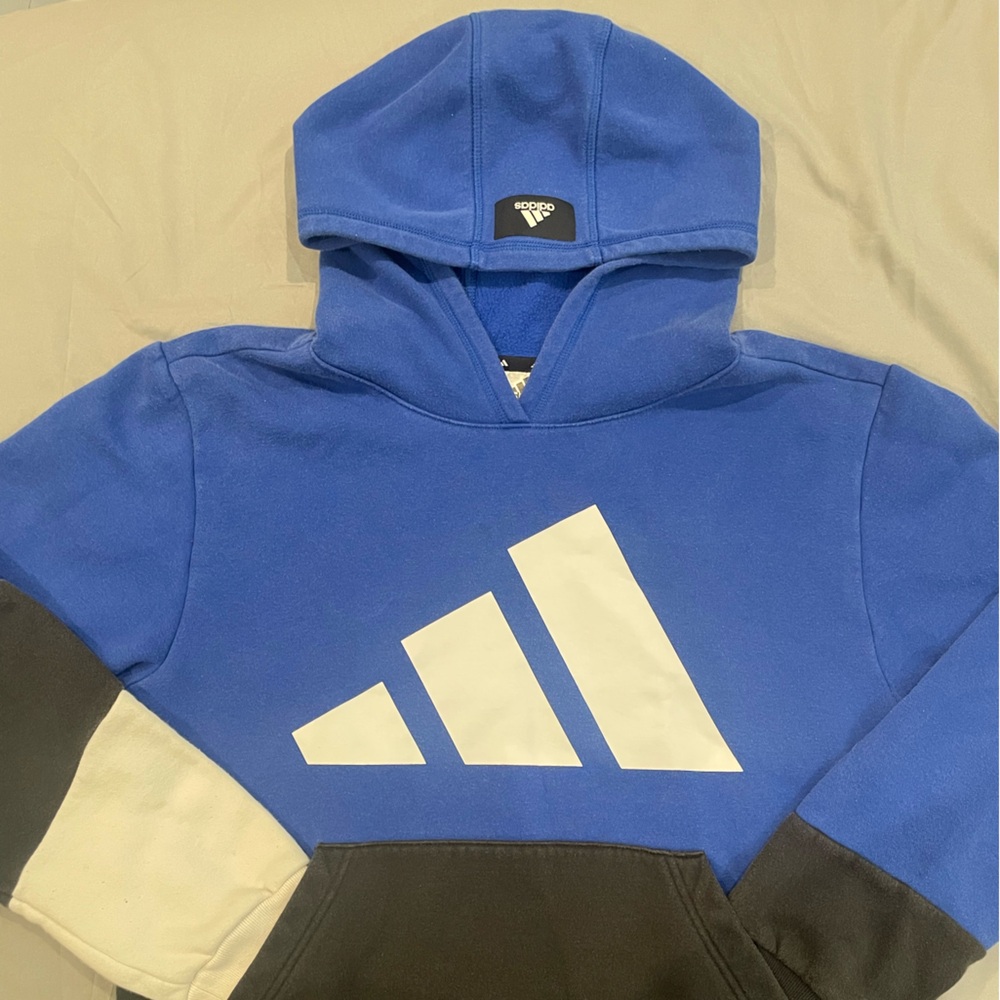 Adidas Blue and Black Sports Jackets